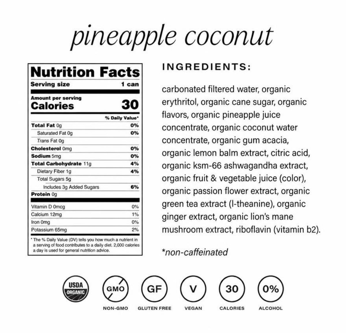 Hiyo - Pineapple Coconut