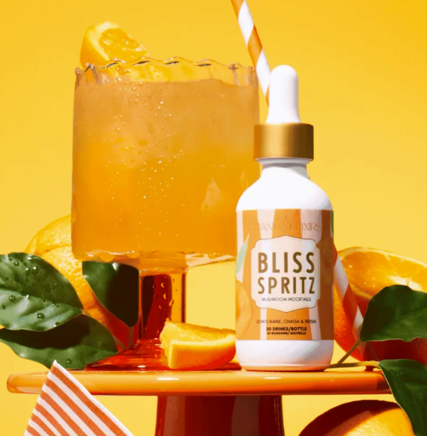 Mushroom Mocktails - Bliss Spritz