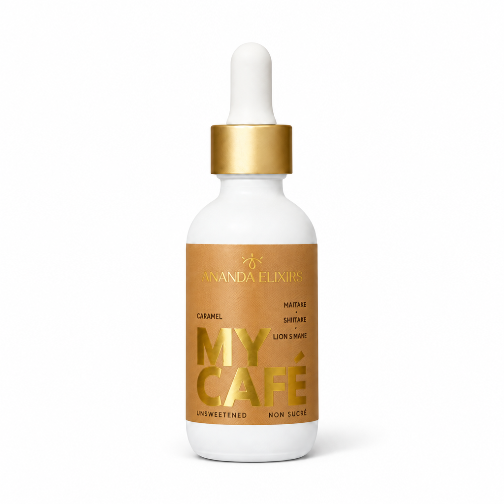 MyCafé Caramel sur fond blanc